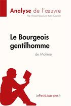 Couverture du livre « Le bourgeois gentilhomme, de Molière : analyse complète de l'oeuvre et résumé » de Vincent Jooris aux éditions Lepetitlitteraire.fr