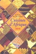 Couverture du livre « Cuisines d'afrique » de Villers Anne aux éditions Edisud