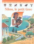 Couverture du livre « Nikos, le petit grec » de De Bourgoing aux éditions Calligram