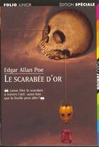 Couverture du livre « Le scarabee d'or » de Edgar Allan Poe aux éditions Gallimard-jeunesse