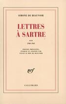 Couverture du livre « Lettres à Sartre t.2 » de Simone De Beauvoir aux éditions Gallimard