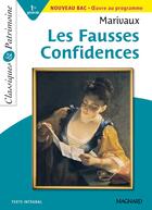 Couverture du livre « Les fausses confidences » de Pierre De Marivaux aux éditions Magnard