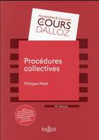 Couverture du livre « Procédures collectives » de Philippe Petel aux éditions Dalloz