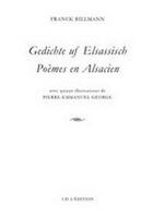 Couverture du livre « Poemes en alsacien » de Franck Billmann aux éditions Id
