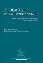 Couverture du livre « Foucault et la psychanalyse : Quelques questions analytiques à Michel Foucault » de Laurie Laufer aux éditions Hermann