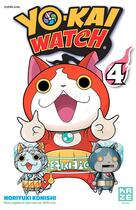 Couverture du livre « Yo-Kai Watch Tome 4 » de Noriyuki Konishi aux éditions Crunchyroll
