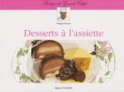 Couverture du livre « Desserts à l'assiette » de Philippe Durand aux éditions Saint Honore Media
