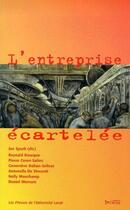 Couverture du livre « Entreprise ecartelee » de Spurk J aux éditions Syllepse