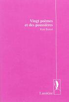 Couverture du livre « Vingt poèmes et des poussières » de Rim Battal aux éditions Editions Lanskine