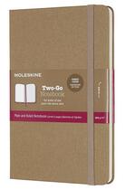 Couverture du livre « Carnet two go poche rigide kraft » de  aux éditions Moleskine