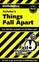 Couverture du livre « CliffsNotes on Achebe's Things Fall Apart » de Chua John aux éditions Houghton Mifflin Harcourt