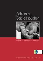 Couverture du livre « Cahiers du cercle Proudhon » de  aux éditions Avatar