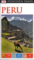 Couverture du livre « EYEWITNESS ; PERU » de  aux éditions Dorling Kindersley