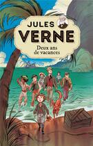 Couverture du livre « Deux ans de vacances » de Jules Verne aux éditions Hachette Romans