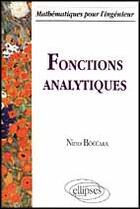 Couverture du livre « Fonctions analytiques » de Boccara Nino aux éditions Ellipses
