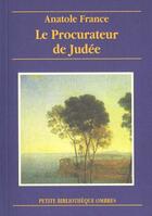 Couverture du livre « Le procurateur de Judée » de Anatole France aux éditions Ombres