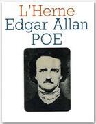 Couverture du livre « Les cahiers de l'Herne Tome 26 : Edgar Allan Poe » de Claude Richard aux éditions L'herne