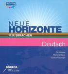 Couverture du livre « Neue Horizontes für sprachen : deutsch » de  aux éditions Crdp De Nantes