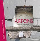 Couverture du livre « Arfons » de Conseil Architecture aux éditions Autre Reg'art