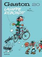 Couverture du livre « Gaston Tome 20 : Lagaffe rebondit » de Andre Franquin aux éditions Dupuis