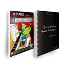 Couverture du livre « OFFRE DUO - LE PIANO POUR LES 5/8 ANS + CAHIER DE MUSIQUE VERLAINE 80 PAGES » de Christophe Astié aux éditions F2m