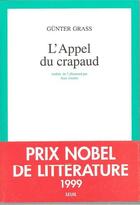 Couverture du livre « L'appel du crapaud » de Gunter Grass aux éditions Seuil