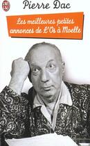 Couverture du livre « Meilleures petites annonces de l'os a moelle (les) » de Pierre Dac aux éditions J'ai Lu