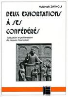 Couverture du livre « Deux exhortations a confederes » de  aux éditions Labor Et Fides