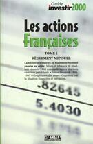 Couverture du livre « Le guide des action francaises t1 2000 » de  aux éditions Maxima