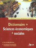 Couverture du livre « Dictionnaire De Sciences Economiques Et Sociales » de S D' Agostino aux éditions Breal