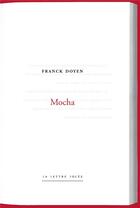 Couverture du livre « Mocha » de Franck Doyen aux éditions Lettre Volee