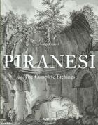 Couverture du livre « Piranesi - the complete etchings-trilingue » de  aux éditions Taschen