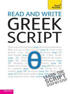 Couverture du livre « Read and write Greek script: Teach yourself » de Couniacis Dennis aux éditions Hodder Education Digital