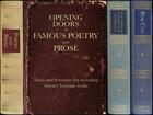 Couverture du livre « Opening Doors to Famous Poetry and Prose » de Cox Bob aux éditions Crown House Digital
