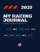 Couverture du livre « My racing journal 2025: your 2025 season journal to fill » de My Racing Journal (. aux éditions Books On Demand