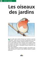 Couverture du livre « Les oiseaux des jardins » de  aux éditions Aedis
