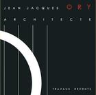 Couverture du livre « Jean-jacques ory » de Jean-Jacques Ory aux éditions Alternatives