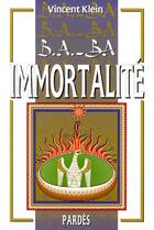 Couverture du livre « Immortalité » de Vincent Klein aux éditions Pardes