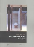 Couverture du livre « Mies van der rohe ou la colonne interferente » de Paolo Amaldi aux éditions Infolio