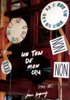 Couverture du livre « Un ton de mon cru » de Jean Dupuy aux éditions Semiose