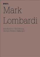 Couverture du livre « Documenta 13 vol 71 mark lombardi /anglais/allemand » de Documenta aux éditions Hatje Cantz