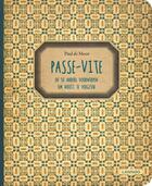 Couverture du livre « Passe-vite » de Paul De Moor aux éditions Terra - Lannoo, Uitgeverij