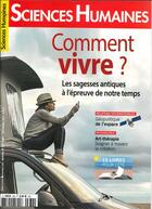 Couverture du livre « Sciences humaines n 339 : comment vivre ? juillet 2021 » de  aux éditions Sciences Humaines