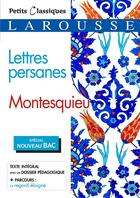 Couverture du livre « Lettres persanes » de Montesquieu aux éditions Larousse