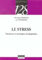 Couverture du livre « Le Stress, Emotions Et Strategies D'Adaptation » de Joel Swendsen et Pierluigi Graziani aux éditions Nathan