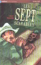 Couverture du livre « Sept scarabees » de Moncomble/Heinrich aux éditions Nathan