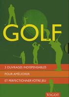 Couverture du livre « Golf les indispensables coffret » de Baker/Lennard aux éditions Vigot