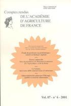 Couverture du livre « Etude du proteome ou proteomique: interet en biologie vegetale... (comptes rendus de l'aaf vol.87 n. » de  aux éditions Lavoisier Diff