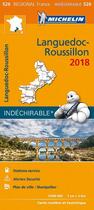 Couverture du livre « Carte regionale 526 languedoc roussillon 2018 » de Collectif Michelin aux éditions Michelin