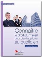 Couverture du livre « Connaître le droit du travail pour bien l'appliquer au quotidien » de Coline Bied-Charreton aux éditions Gualino Editeur